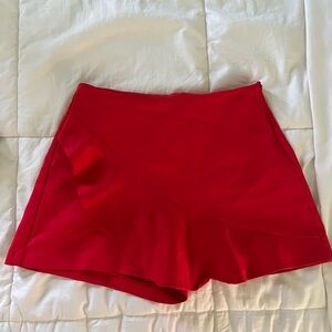 Zara Red Skort